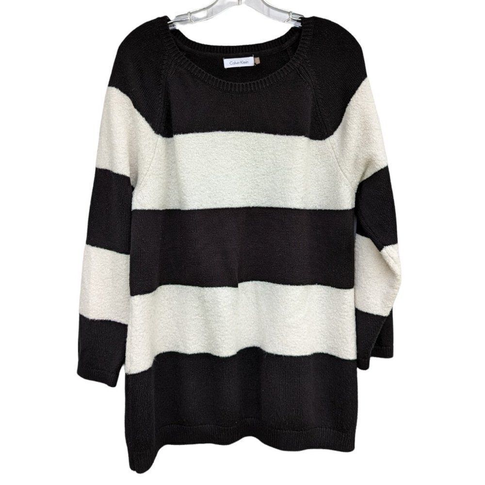 Calvin Klein Black/Off white Sweater